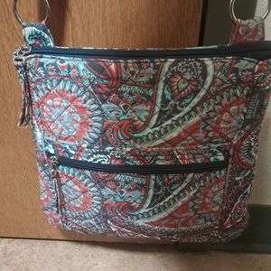 Waverly Multicolor Paisley Crossbody Bag